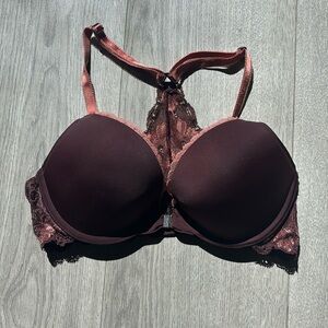 Chocolate Brown Push Up Bra 32C